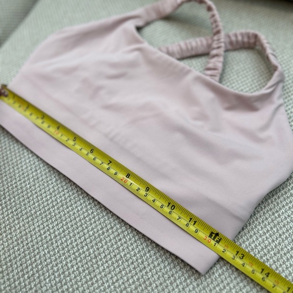 A.J.E. Athletica Women’s Pink Sports Bra Yoga Top - Picture 13 of 15